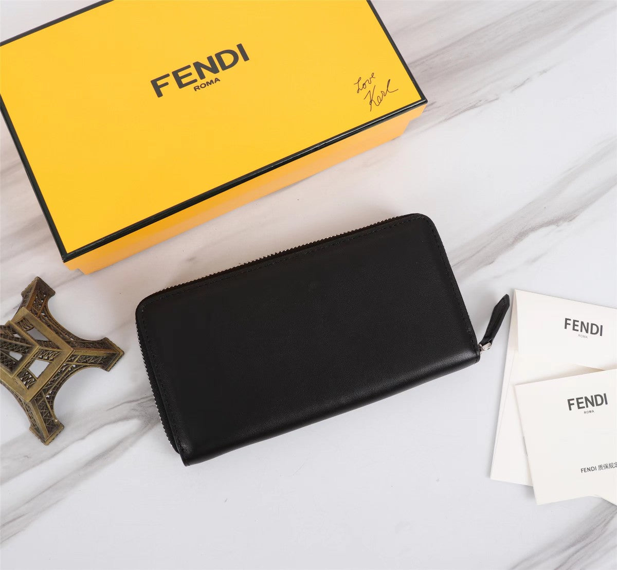 Fendi Zip Around Wallet