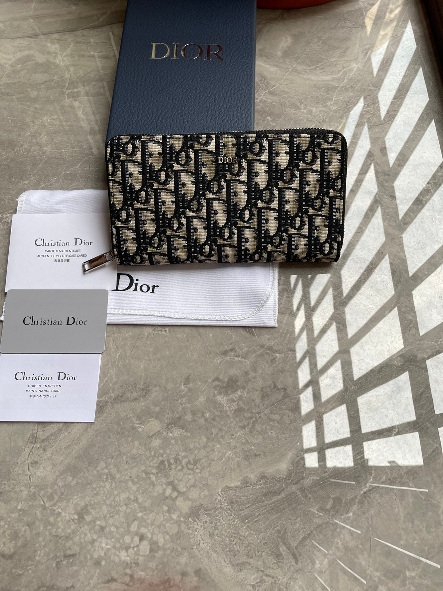 Dior Zipped Long Wallet