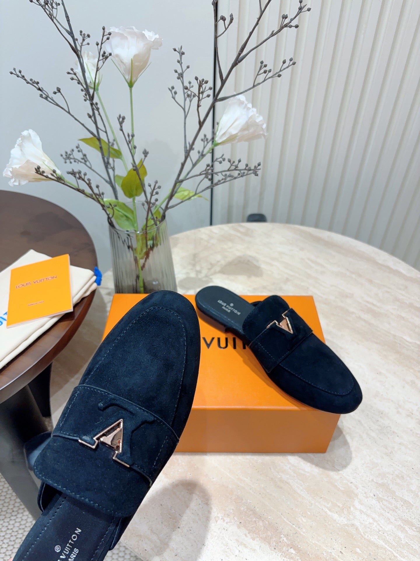 Louis Vuitton Open Back Loafers