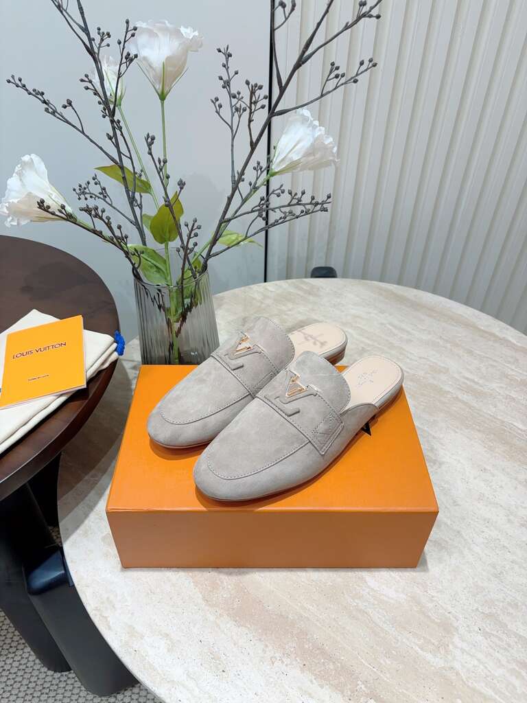 Louis Vuitton Open Back Loafers