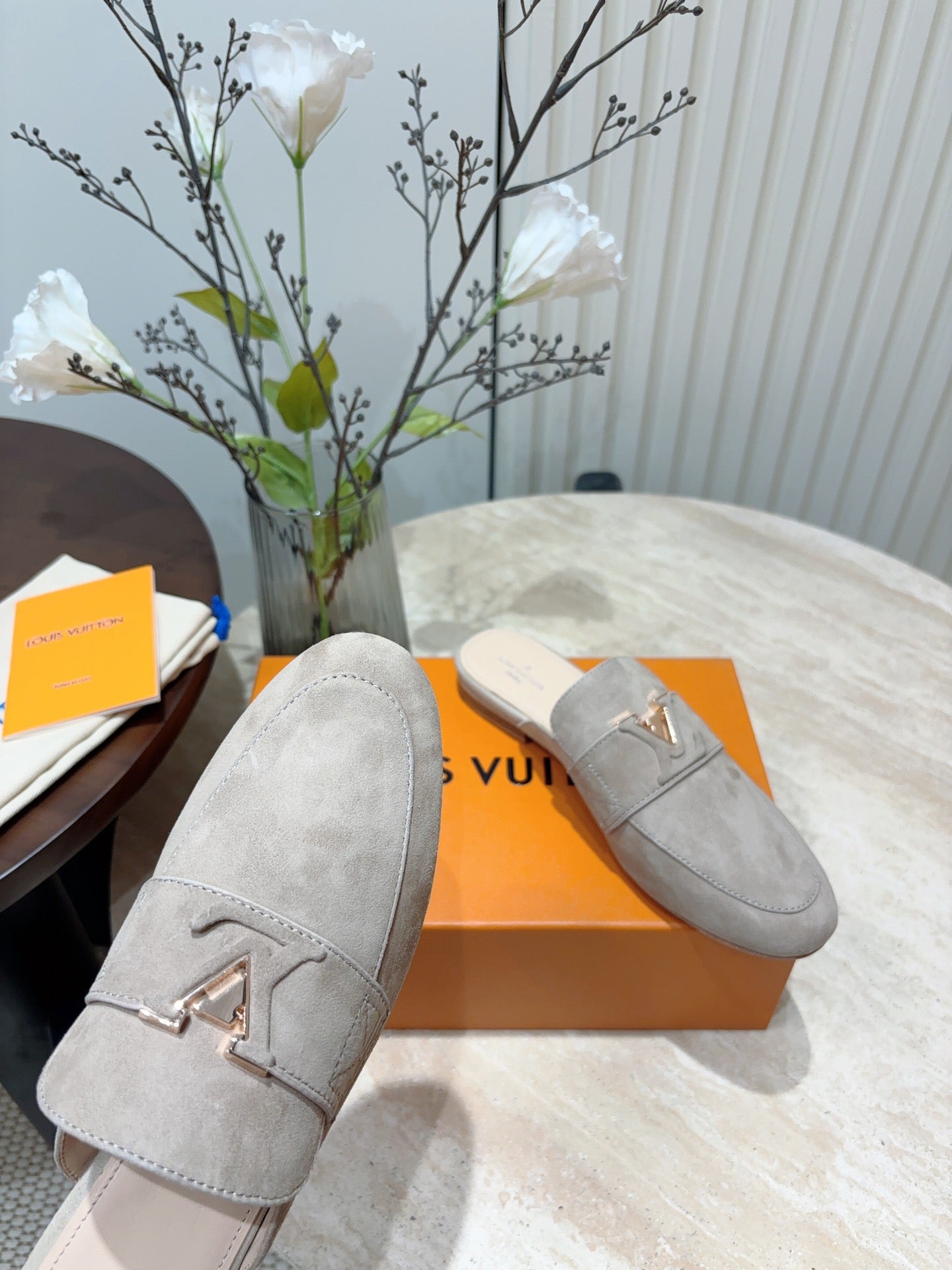 Louis Vuitton Open Back Loafers