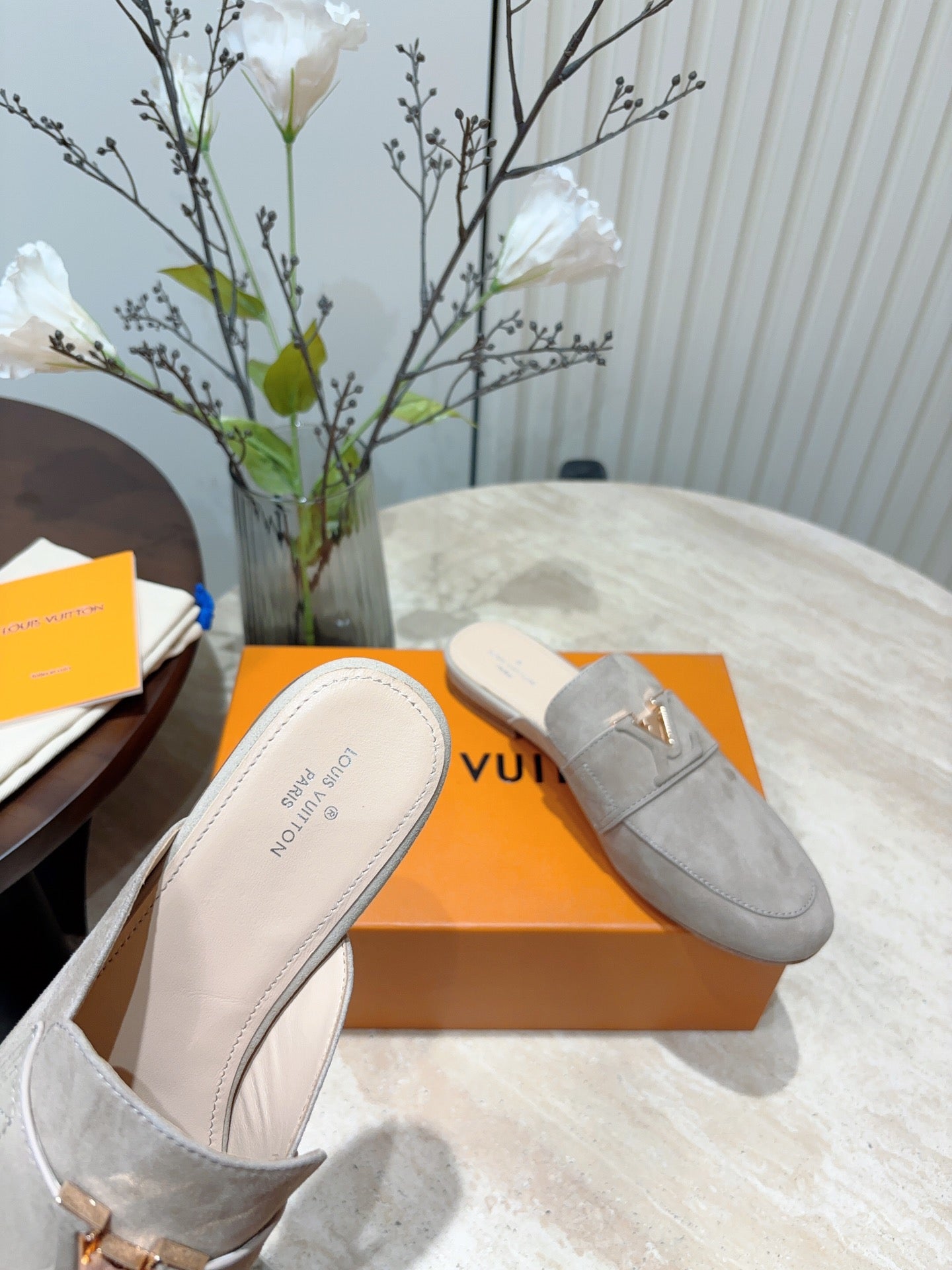 Louis Vuitton Open Back Loafers