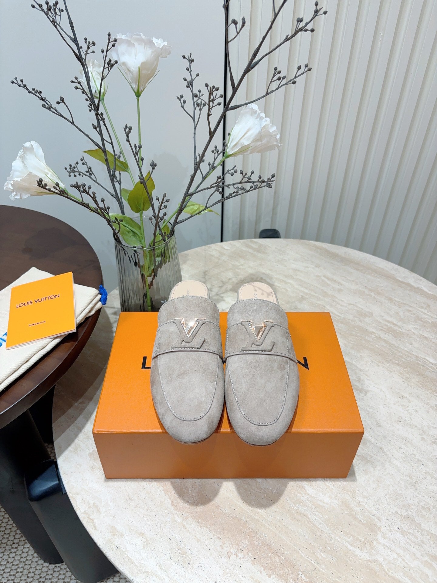 Louis Vuitton Open Back Loafers