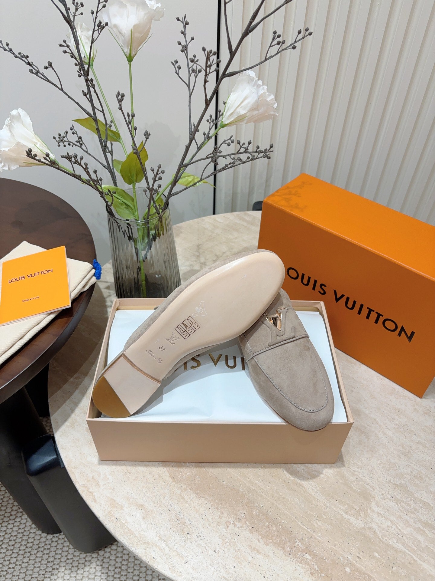 Louis Vuitton Open Back Loafers